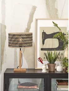 JAVA 3218, lâmpada de mesa de bambu para interior, Good&Mojo