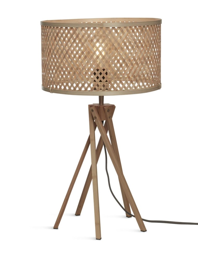 JAVA 3218, Lampe de table en bambou pour l'intérieur, Good&Mojo