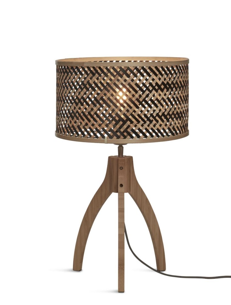 JAVA 3218, Lampe de table en bambou pour l'intérieur, Good&Mojo