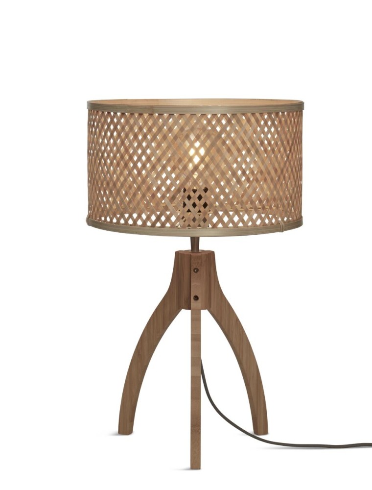 JAVA 3218, Lampe de table en bambou pour l'intérieur, Good&Mojo