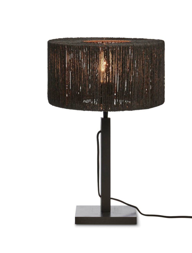 IGUAZU 3016, Lampe de Table en Bambou et Jute pour Intérieur, Good&Mojo