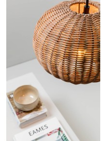 HAKA 250, Lampada a Sospensione in Rattan per Interni, Faro Barcelona