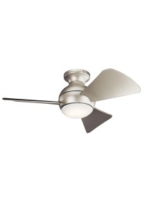 SOLA, Steel Fan with LED Light, Kichler