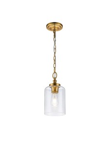 Hounslow, enkelvoudige glazen lamp, Feiss