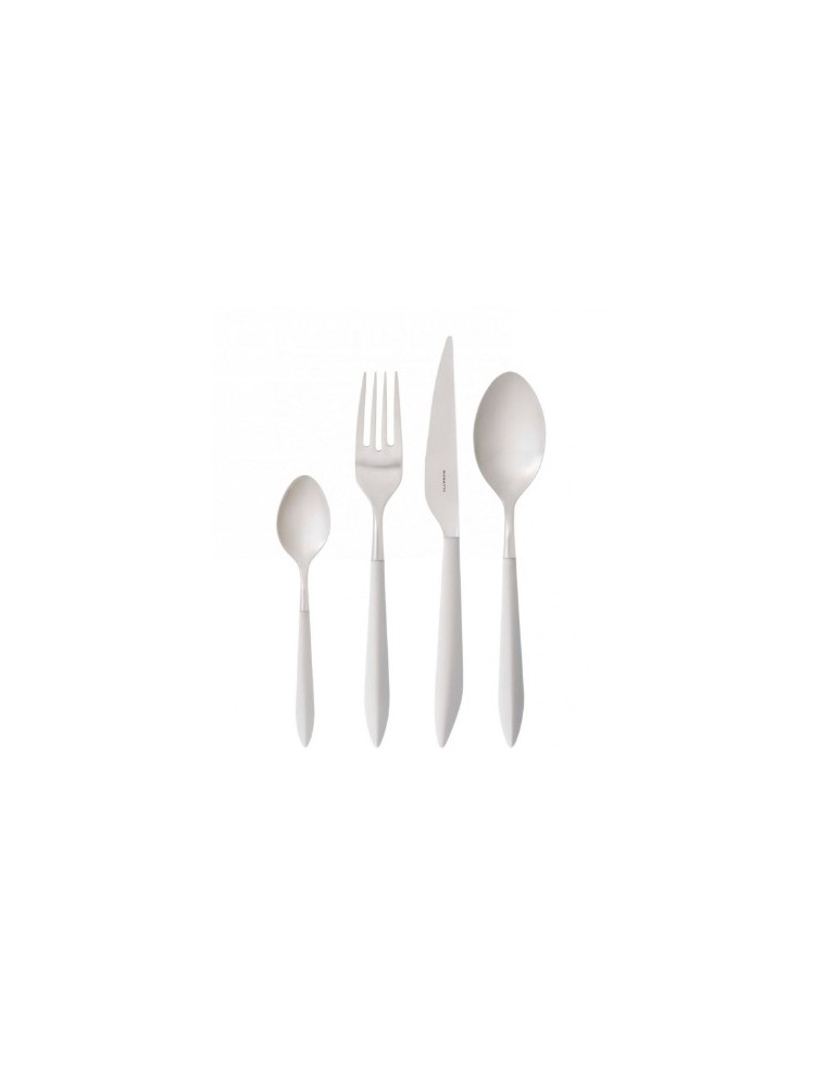 ARES, Matte Finish Cutlery Set 24 pcs, Gallery Box, Casa Bugatti