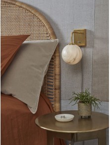 CARRARA 12, Applique in Vetro Effetto Marmo per Interni, It's About RoMi