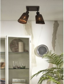 JAVA 2, lámpara de techo de bambú para Interior, Good&Mojo