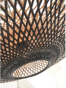 KALIMANTAN 12, Plafoniera in Bamboo per Interni, Good&Mojo