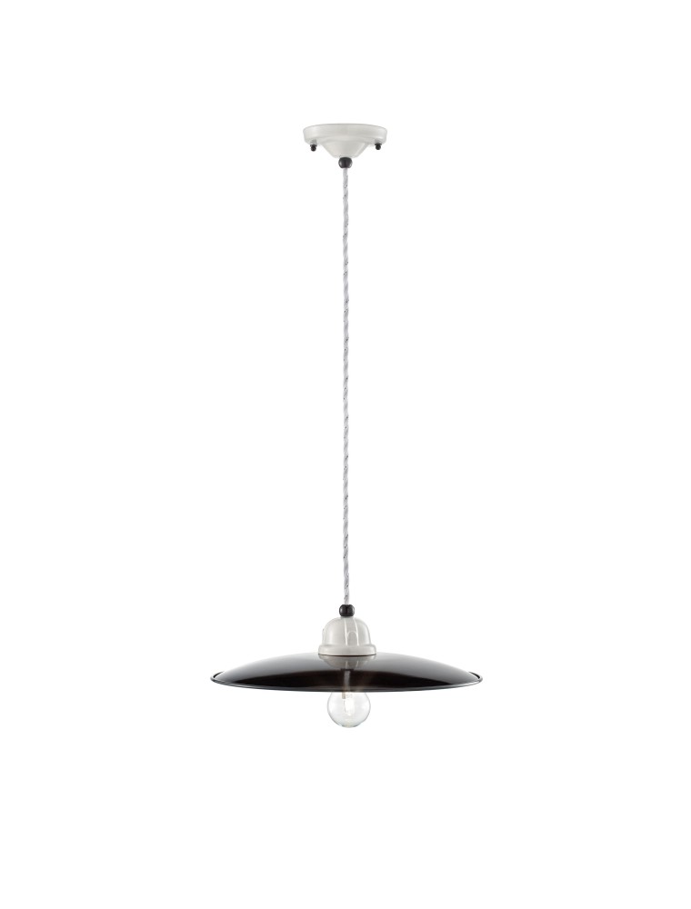 RETRO' B&W C1612, Lampada a Sospensione, Ferroluce