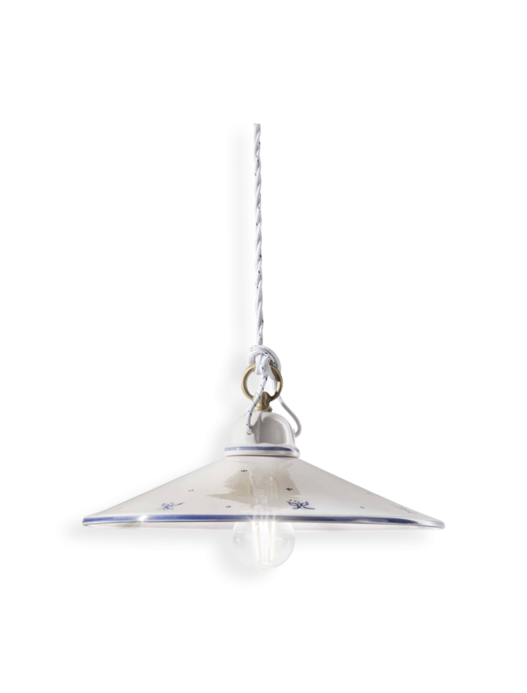 CLASSIC ASTI C053-38, Ceiling lamp in Ceramics, Ferroluce