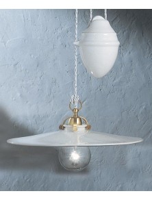CLASSIC ASTI C100-02, Ceiling lamp with Ceramics, Ferroluce