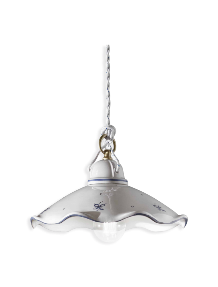 CLASSIC BELLUNO C032, Lâmpada de teto suspensão cerâmica, Ferroluce