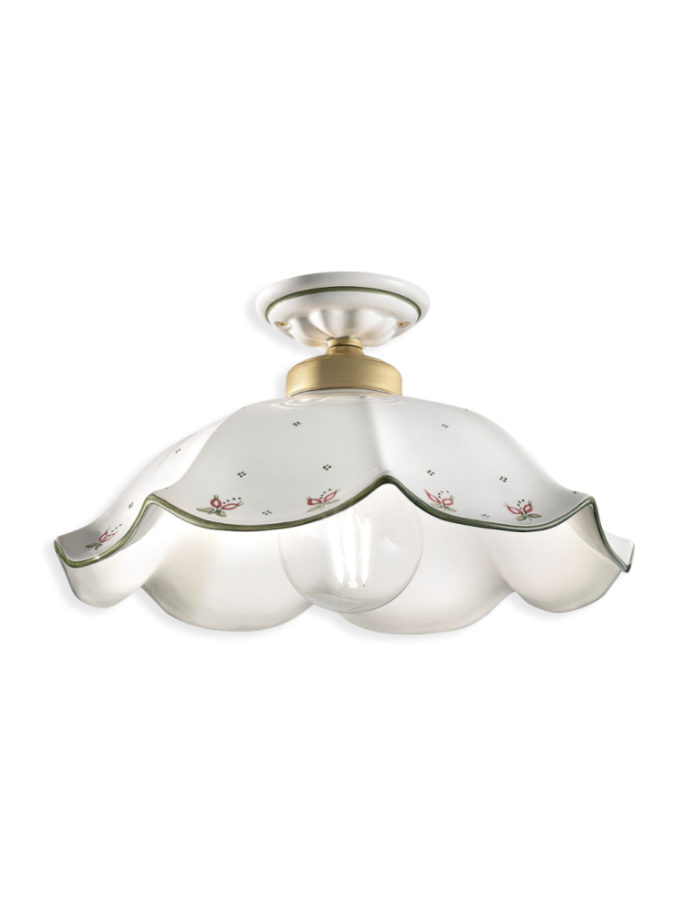 CLASSIC BELLUNO C065-33, Lampe de plafond en céramique, Ferroluce