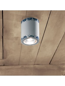 CLASSIC TRIESTE C985, Ceiling Lamp Ceiling Light in Ceramic, Ferroluce