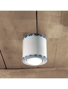 CLASSIC TRIESTE C986-28, Ceiling Lamp Ceiling Light in Ceramic, Ferroluce
