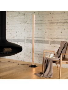 CRAFT PT, Wooden Floor Lamp, Ideal Lux