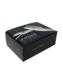 Arianna chrome, Set 24 pcs, Compact box, Casa Bugatti