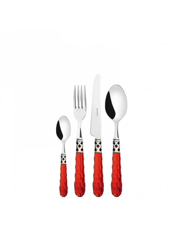 BOHEMIA Ghiera Cromata, Posate Set 24 Pz, Scatola Gallery, Casa Bugatti