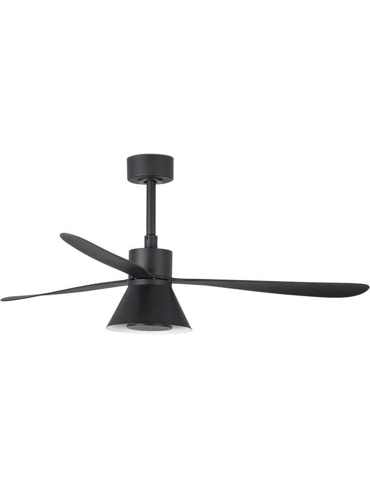 AMELIA CONE LED, Ventoinha de teto com luz, Faro Barcelona