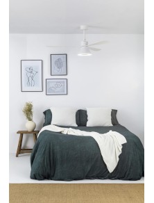 AMELIA CONE LED, Ventoinha de teto com luz, Faro Barcelona