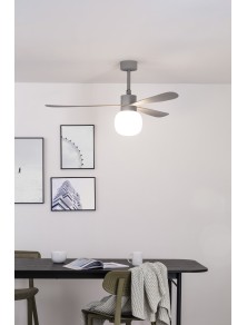 AMELIA BALL LED, Ventilatore con Luce, Faro Barcelona