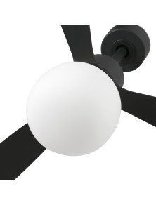 AMELIA BALL LED, Ventilatore con Luce, Faro Barcelona