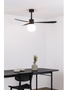 AMELIA BALL LED, Ventilatore con Luce, Faro Barcelona