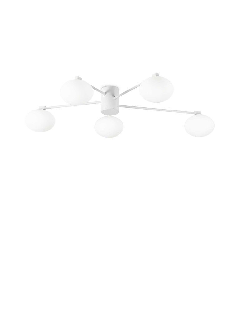 HERMES PL5 D90, luz do teto, Ideal Lux