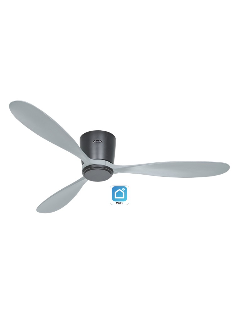 ECO PLANO WOOD 132, ventilador WiFi sin luz, CasaFan