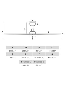 KLIM M, Ventilatore senza Luce, Faro Barcelona