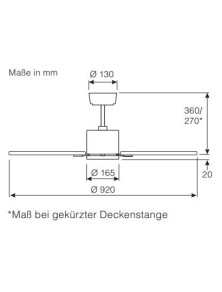 ECO NEO III 92, Ventilatore senza Luce, Corpo bianco, CasaFan