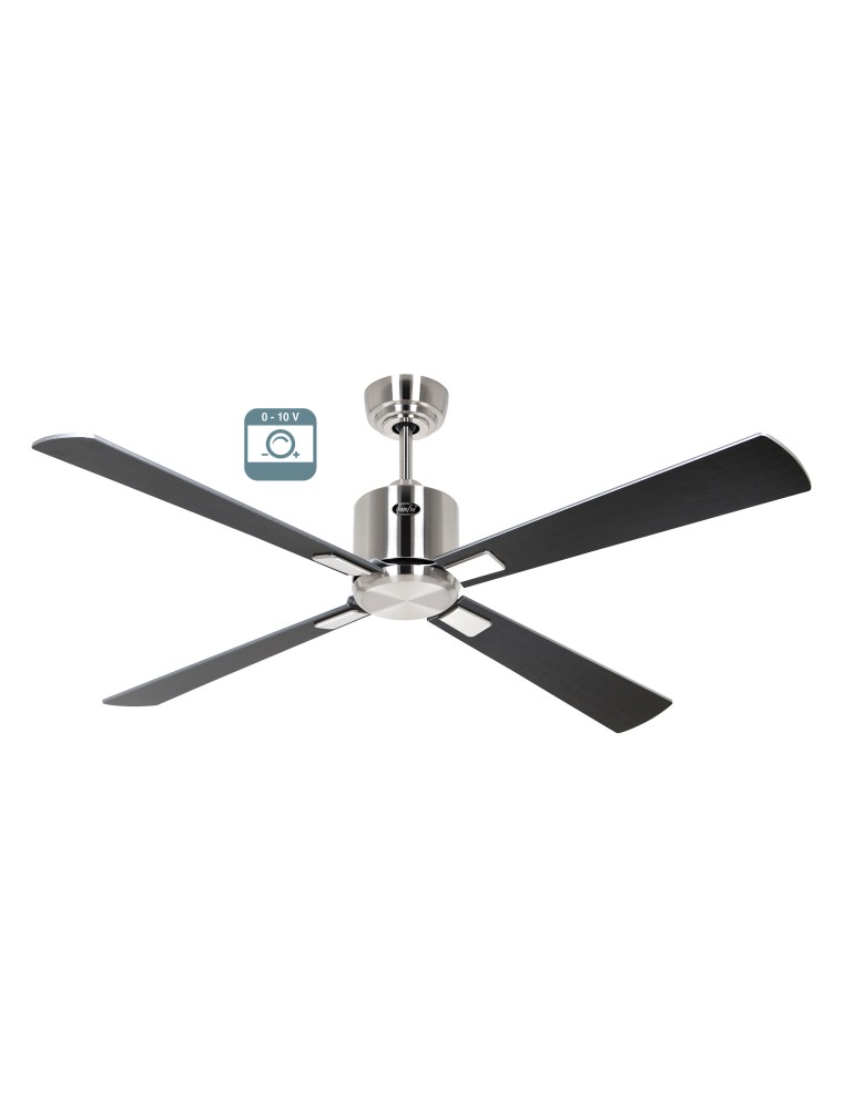 ECO NEO III 132, Ventilateur sans lumière Corps en acier brossé, CasaFan