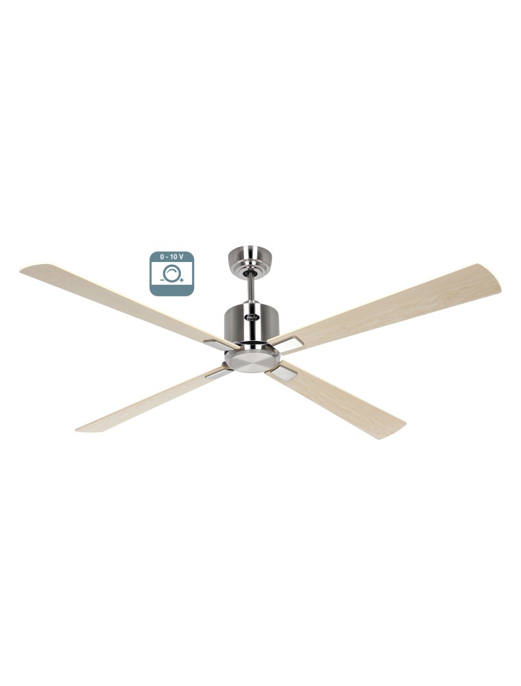 ECO NEO III 152, Ventilateur sans lumière Corps en acier brossé, CasaFan