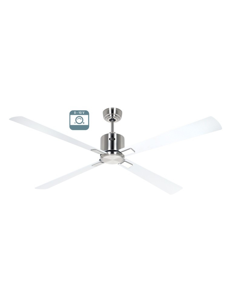 ECO NEO III 152, Ventilateur sans lumière Corps en acier brossé, CasaFan