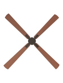 ECO NEO III 152, Ventilatore senza Luce Corpo Marrone, CasaFan