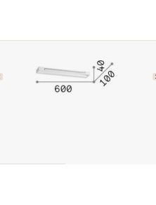 BALANCE AP D60, Applique per Interni, Ideal Lux
