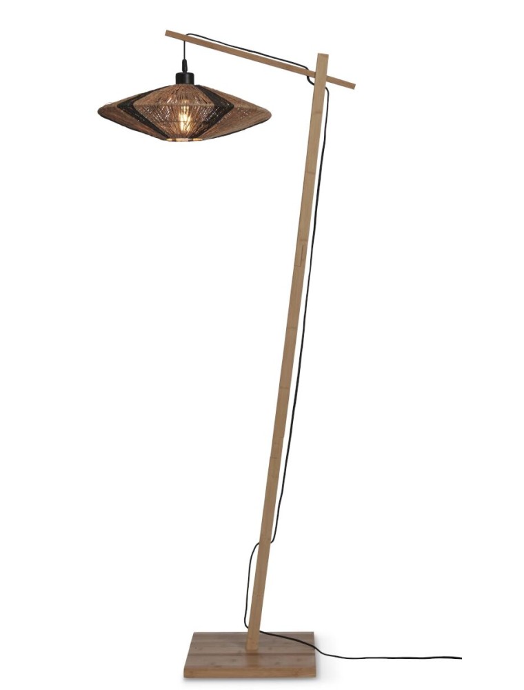 IGUAZU 4012, Vloerlamp in bamboe en jute voor interieur, Good&Mojo