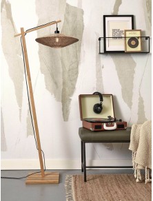 IGUAZU 4012, Piantana in Bamboo e Juta per Interni, Good&Mojo