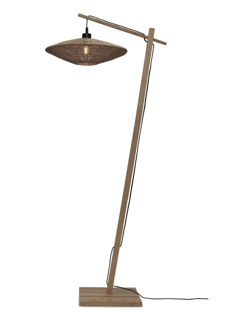 IGUAZU 4012, Vloerlamp in bamboe en jute voor interieur, Good&Mojo