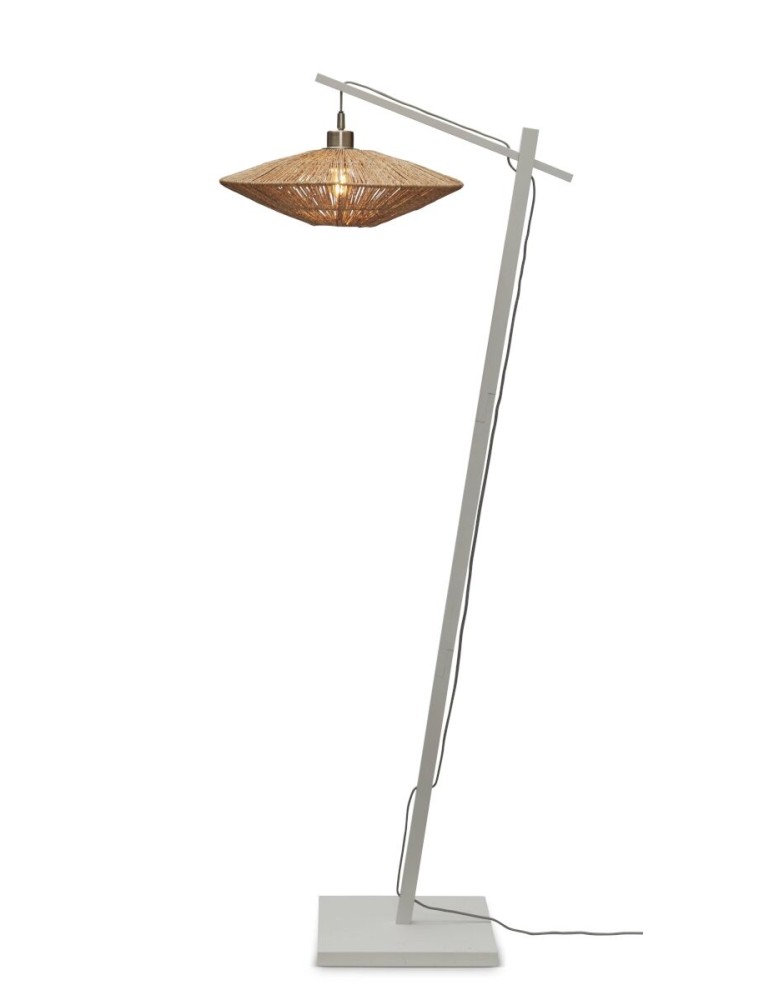 IGUAZU 4012, Vloerlamp in bamboe en jute voor interieur, Good&Mojo