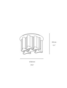 COMPO PL6, Plafondlamp, Ideal Lux