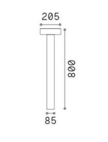 TESLA PT4 BIG, Balizador, Ideal Lux