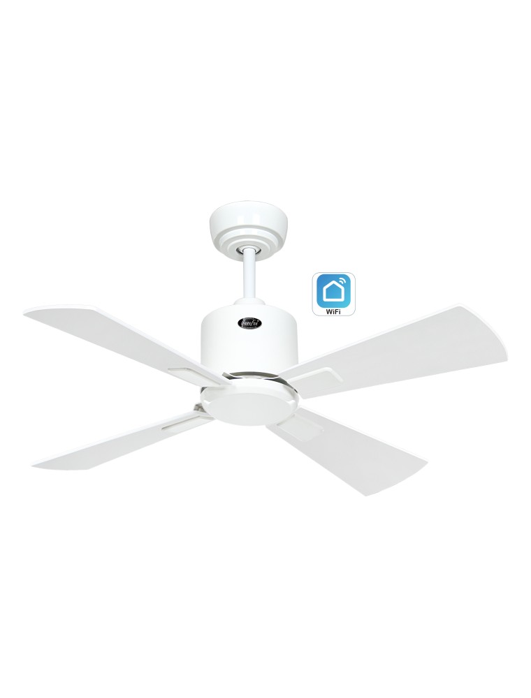 ECO NEO III 92, Ventilatore WiFi senza Luce, Corpo bianco, CasaFan