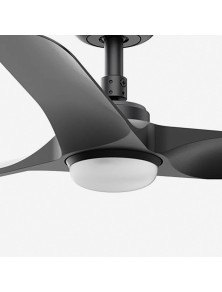 HEY S LED, Ventilatore con Luce, Faro Barcelona