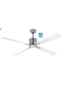 ECO NEO III 132, Ventilateur WiFi en acier brossé sans lumière, CasaFan