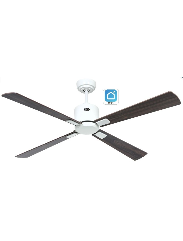 ECO NEO III 132, Ventilatore Bianco WiFi senza Luce , CasaFan