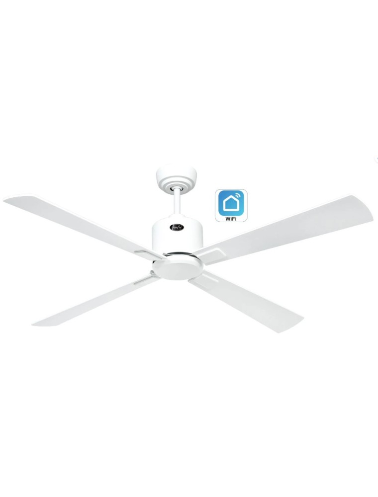 ECO NEO III 132, Weißer WLAN-Ventilator ohne Licht, CasaFan