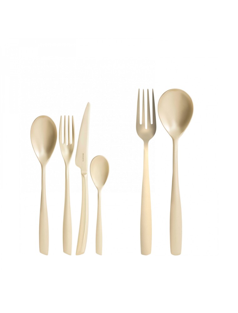 RIVIERA Champagne, Posate Set 50 Pz, Scatola Gallery, Casa Bugatti