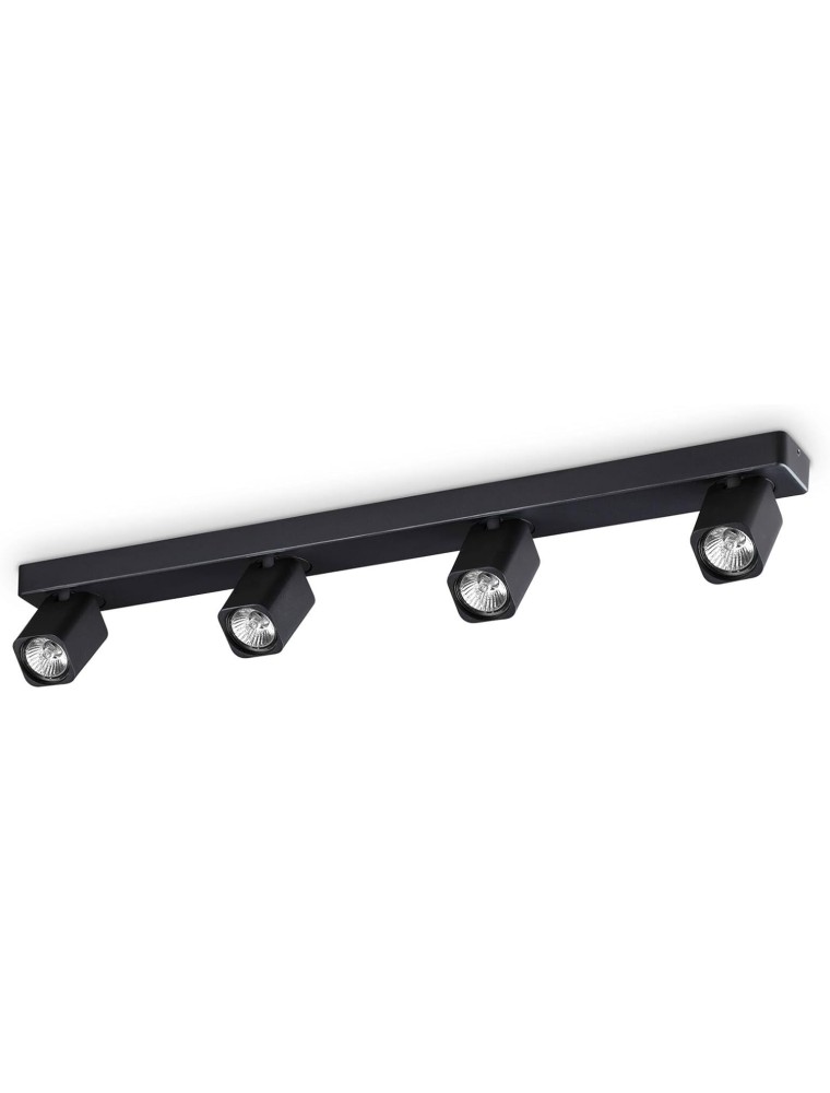 RUDY PL4 SQUARE, Plafoniera, Ideal Lux