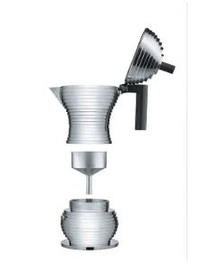 PULCINA, Cafetera 6 Tazas, Alessi